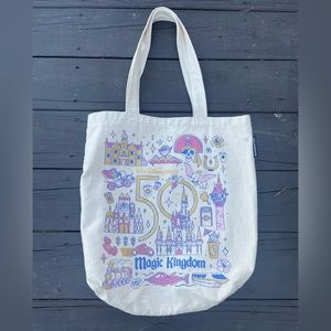 Disney 50th Anniversary Canvas Tote Bag